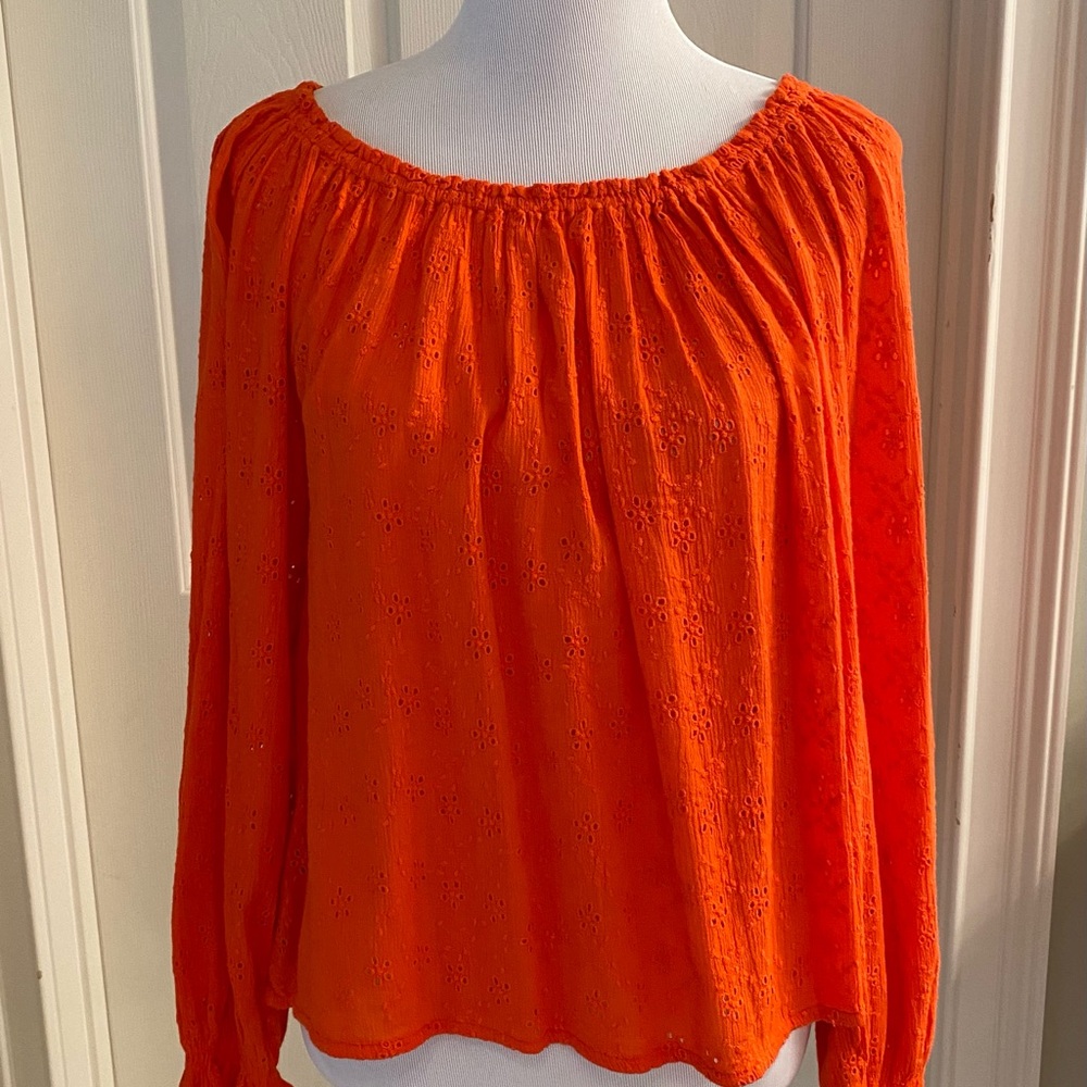 Sanctuary Vibrant Orange Blouse